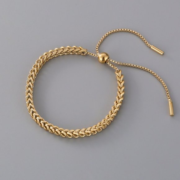 Jewelry - NEW 18K Gold Plated Chunky Chain Bracelet